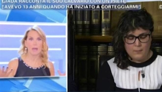 giada vitale don marino prete pedofilo abusi pomeriggio5 twitter 2017 thumb660x453